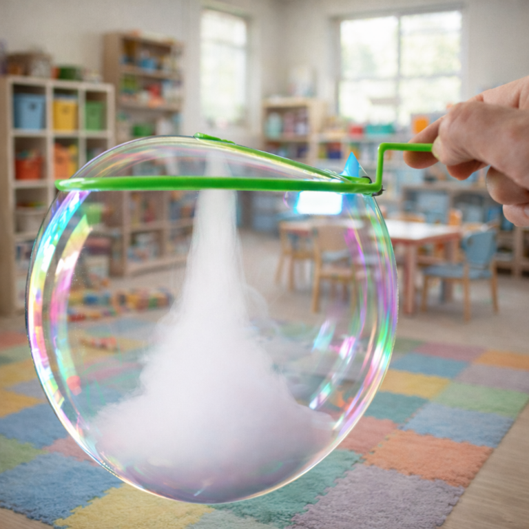 Tornado bubble demonstration at Sydney preschool incursion